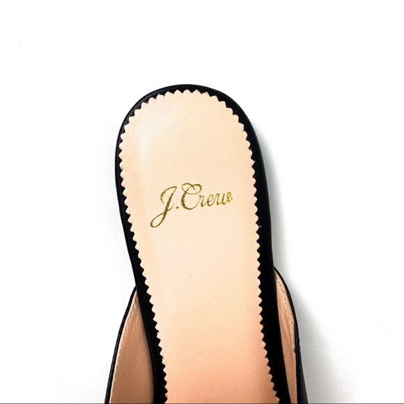 J. Crew Pointed Toe Slides in Leather - Picture 5 of 6